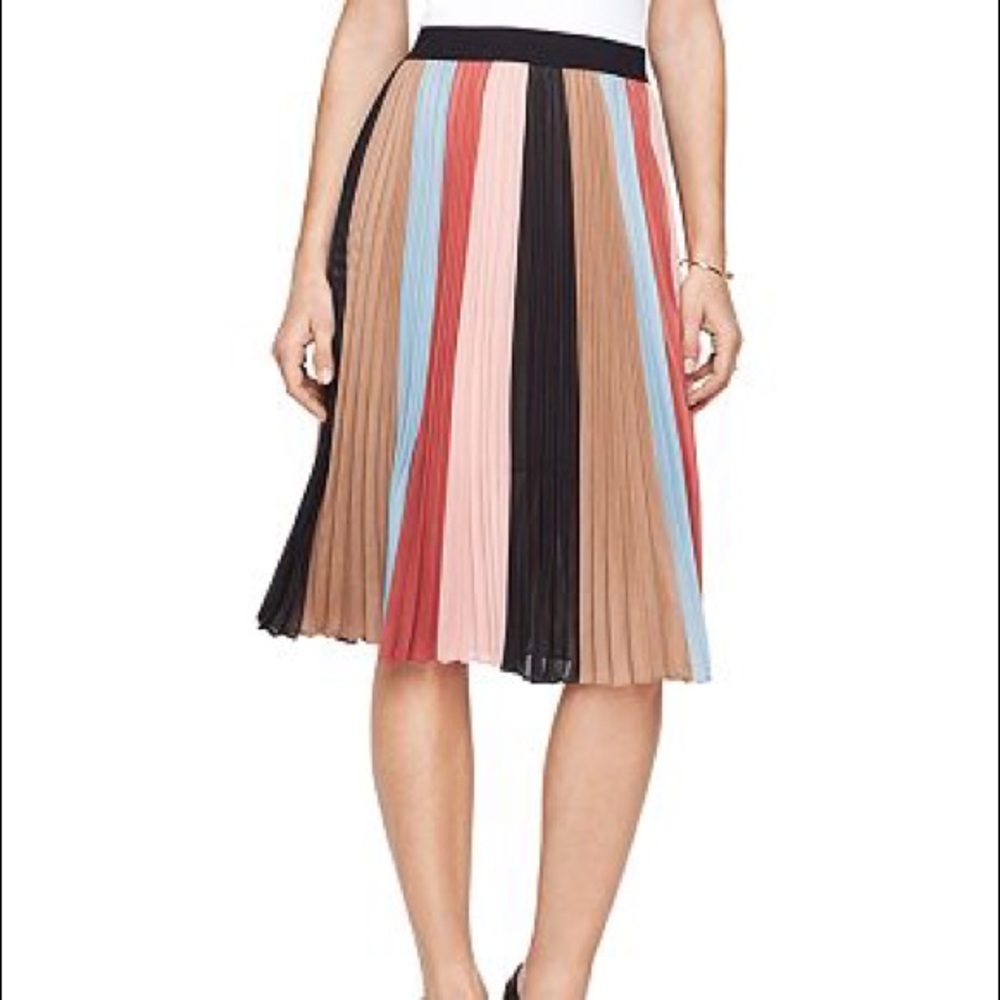 BCBGMaxAzria Nestia Color-Block Skirt